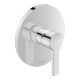 Duravit Kit de montage B.2 Mitigeur douche encastré, rond, chrome-1