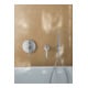Duravit Kit de montage Balcoon Mitigeur monocommande baignoire UP, chrome brillant