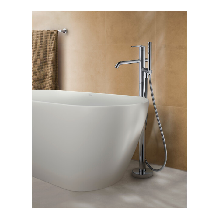 Duravit Kit de montage Balcoon UP-WA.-EHM, A 201mm, au sol, chrome brillant