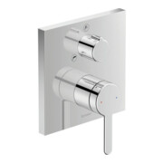 Duravit Kit de montage C.1 Mitigeur bain encastré, carré, avec inverseur, chromé-4