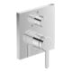 Duravit Kit de montage C.1 Mitigeur douche encastré, avec inverseur, carré, chrome-4