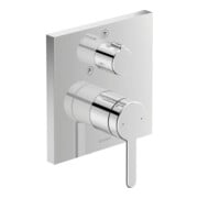 Duravit Kit de montage C.1 Mitigeur douche encastré, avec inverseur, carré, chrome-4
