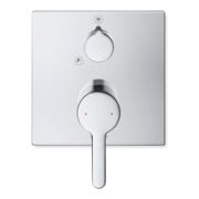 Duravit Kit de montage C.1 Mitigeur douche encastré, avec inverseur, carré, chrome-5