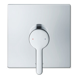 Duravit Kit de montage C.1 mitigeur douche encastré, carré, chrome