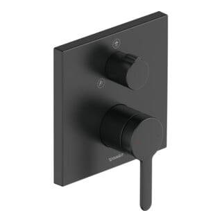 Duravit Kit de montage C.1 UP-Br.-EHM, avec robinet de dérivation, angle, noir mat