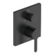 Duravit Kit de montage C.1 UP-Br.-EHM, avec robinet de dérivation, angle, noir mat-1