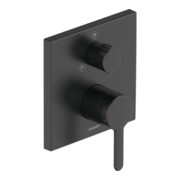 Duravit Kit de montage C.1 UP-Br.-EHM, avec robinet de dérivation, angle, noir mat