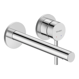 Duravit Kit de montage Circle Mitigeur lavabo monocommande, saillie 200 mm, chrome