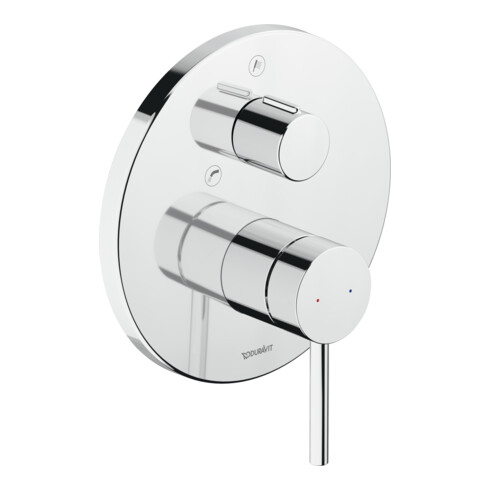 Duravit Kit de montage Circle Mitigeur monocommande baignoire UP, chromé