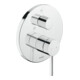 Duravit Kit de montage Circle Mitigeur monocommande baignoire UP, valve inverseur, chrome-1
