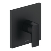 Duravit Kit de montage Manhattan Mitigeur douche encastré, noir mat