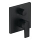 Duravit Kit de montage Manhattan Mitigeur douche encastré, vanne dérivation, noir mat-1
