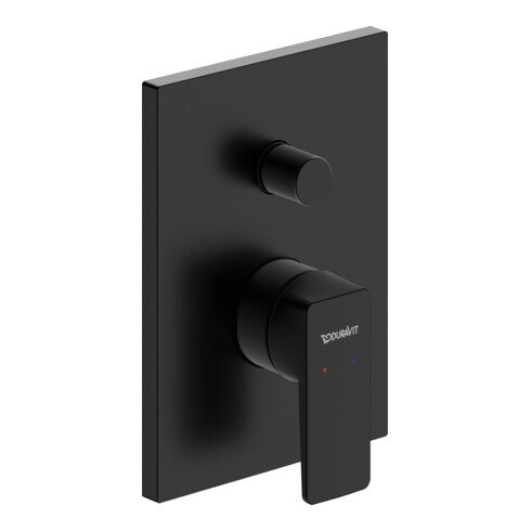 Duravit Kit de montage Manhattan UP-WA.-EHM, avec clapet anti-retour auto, noir mat