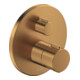 Duravit Kit de montage prêt à l'emploi UP-THM, rosace ronde, bronze brossé-1