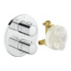 Duravit Kit de montage prêt à l'emploi UP-THM, rosace ronde, chrome brillant-1