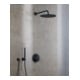 Duravit Kit de montage prêt à l'emploi UP-THM, rosace ronde, noir mat-5