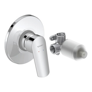 Duravit Kit de montage prêt à l'emploi n°1 Mitigeur douche encastré, 1 voie, c