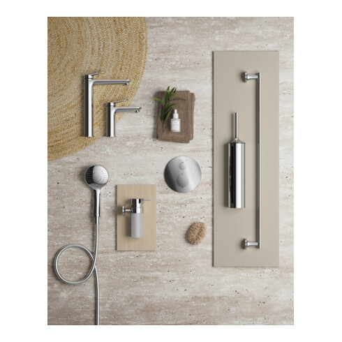 Duravit Kit de montage prêt à l’emploi UP-Thermostat, rosace ronde, chrome