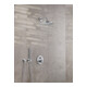 Duravit Kit de montage prêt à l’emploi UP-Thermostat, rosace ronde, chrome