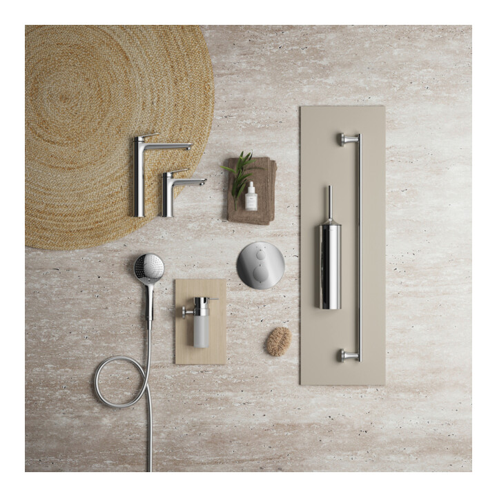 Duravit Kit de montage prêt à l’emploi UP-Thermostat, rosace ronde, chrome