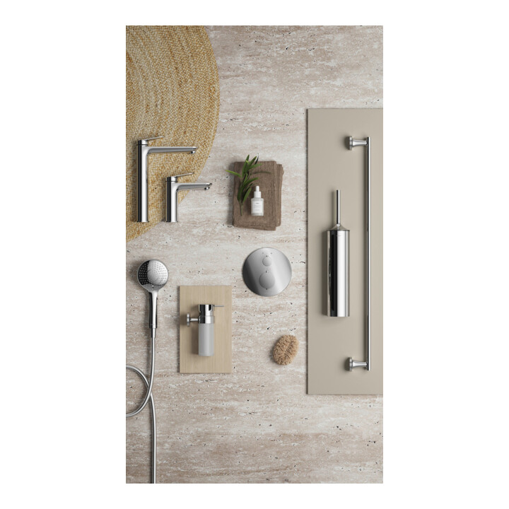 Duravit Kit de montage prêt à l’emploi UP-Thermostat, rosace ronde, chrome