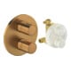 Duravit Kit de montage prêt UP-THM, rosace ronde, bronze brossé-1