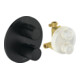 Duravit Kit de montage prêt UP-THM, rosace ronde, noir mat-1