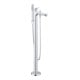Duravit Kit de montage prêt Wave Mitigeur monocommande baignoire au sol, chrome-1