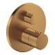 Duravit Kit de montage UP-THM, rosace ronde, bronze brossé-1