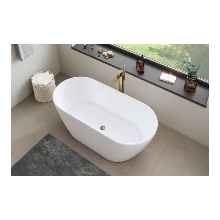Duravit Kit de montage Wave Mitigeur monocommande baignoire, sur pied, bronze brossé