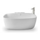 Duravit Kit de montage Wave Mitigeur monocommande baignoire sur pied, ES brossé-1