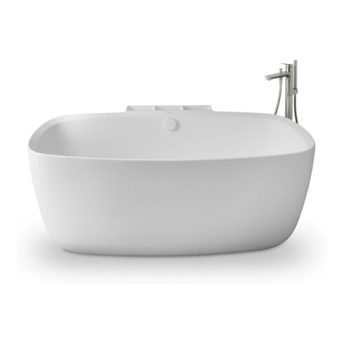 Duravit Kit de montage Wave Mitigeur monocommande baignoire sur pied, ES brossé