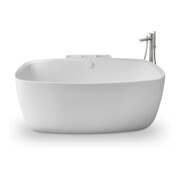 Duravit Kit de montage Wave Mitigeur monocommande baignoire sur pied, ES brossé