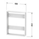 Duravit Kit d'encastrement 66,1x13,9 cm, cadre pour vis à aggloméré Good/Better-3