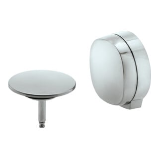 Duravit Kit d'installation pour garniture de trop-plein avec arrivée d'eau, acier inoxydable brossé