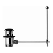 Duravit Kniehebelventil Bedienung senkrecht, chrom