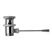 Duravit Kniehebelventil Bedienung waagerecht, chrom