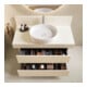 Duravit Konsole Balcoon 100x55x37cm, 1 AS, Be mitt, Elfenb. ma-5