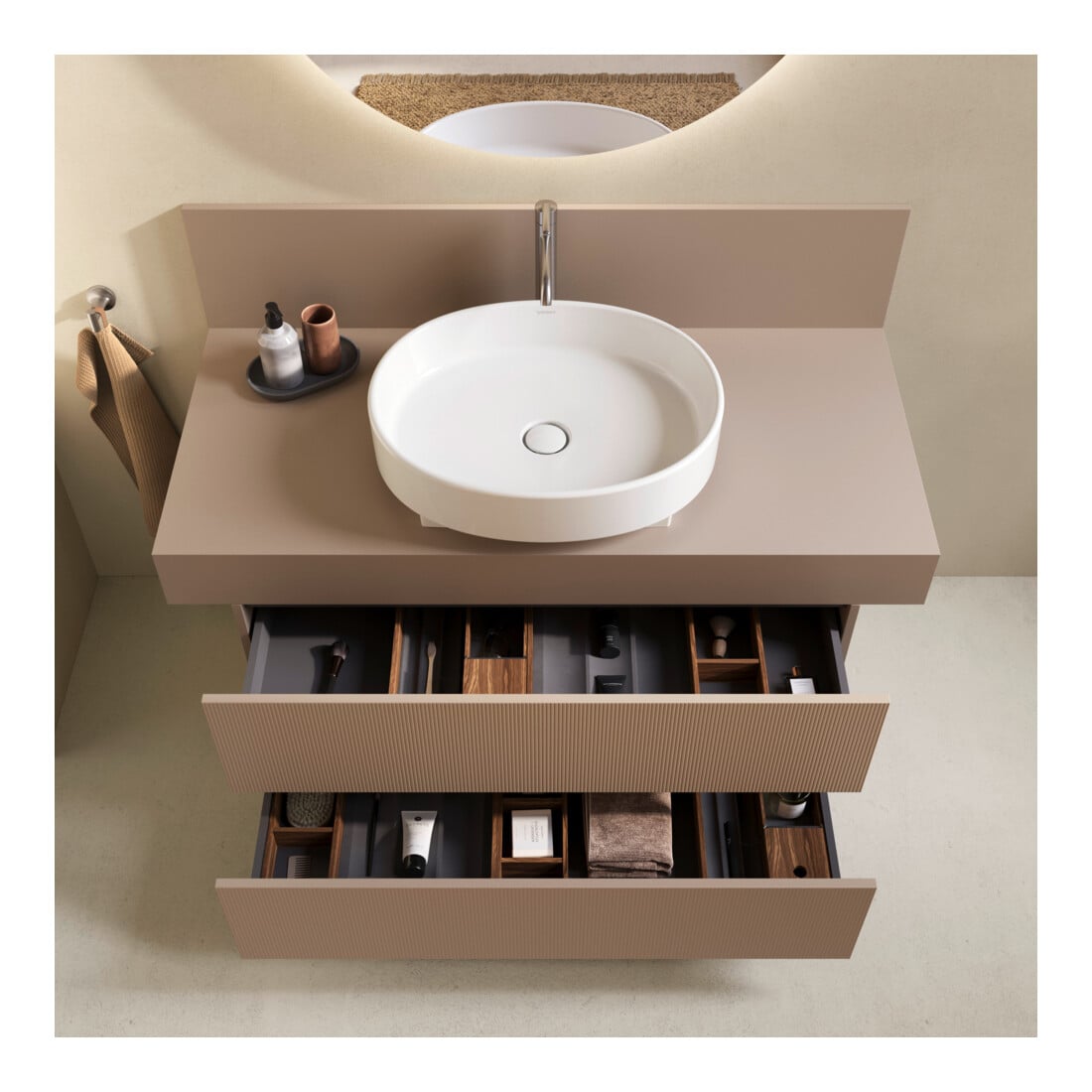 Duravit Konsole Balcoon 100x55x37cm, 1 AS, Beck. mitt, umb ma
