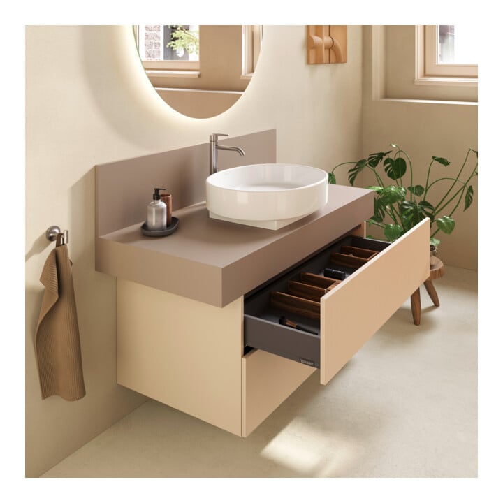 Duravit Konsole Balcoon 120x55x37cm, 1 AS, Beck. mitt, umb ma