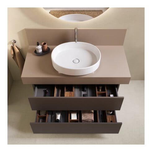 Duravit Konsole Balcoon 120x55x37cm, 1 AS, Beck. mitt, umb ma