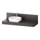 Duravit Konsole Balcoon 140x55x37cm, 1 AS, Beck. li, braun ma-1