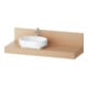 Duravit Konsole Balcoon 140x55x37cm, 1 AS, Beck. li, Terra ma-1
