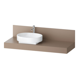Duravit Konsole Balcoon 140x55x37cm, 1 Ausschn, Beck. li, umb ma