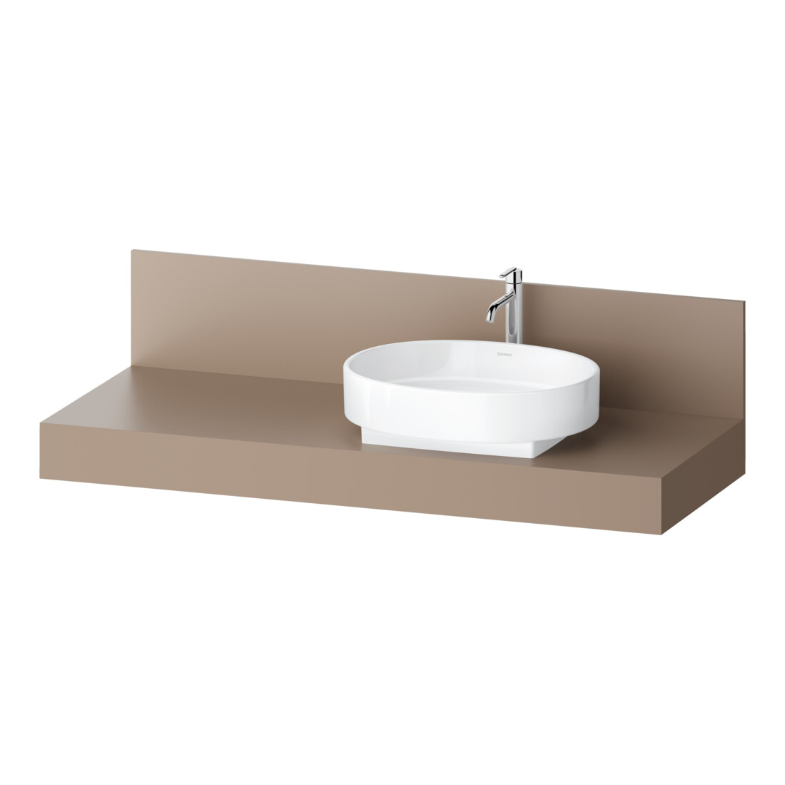 Duravit Konsole Balcoon 140x55x37cm, 1 Ausschn, Beck. re, umb ma