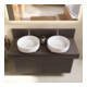 Duravit Konsole Balcoon 140x55x37cm, 2 A., Be beids., braun ma