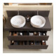 Duravit Konsole Balcoon 140x55x37cm, 2 A., Be beids., braun ma