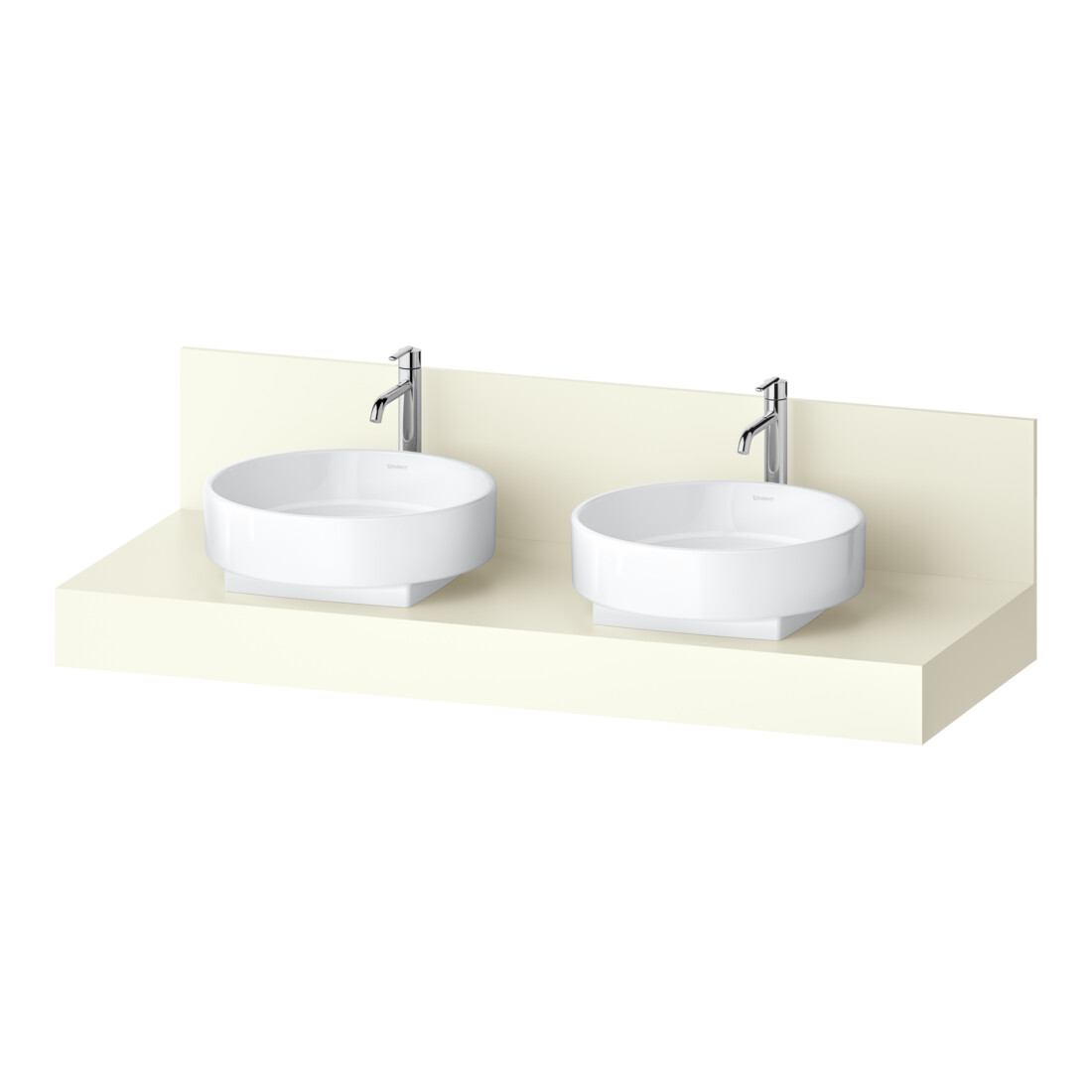 Duravit Konsole Balcoon 140x55x37cm, 2 A., Be beids., Elfenb. ma