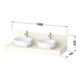 Duravit Konsole Balcoon 140x55x37cm, 2 A., Be beids., s.beige ma