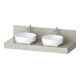 Duravit Konsole Balcoon 140x55x37cm, 2 A., Be bs, con S, Verb-St-1